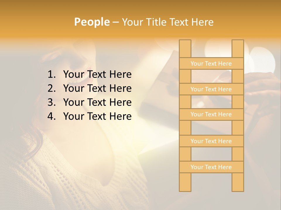 Beautiful Female Fairy PowerPoint Template