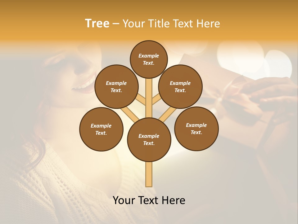 Beautiful Female Fairy PowerPoint Template