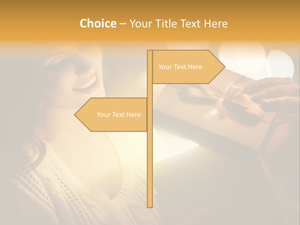 Beautiful Female Fairy PowerPoint Template