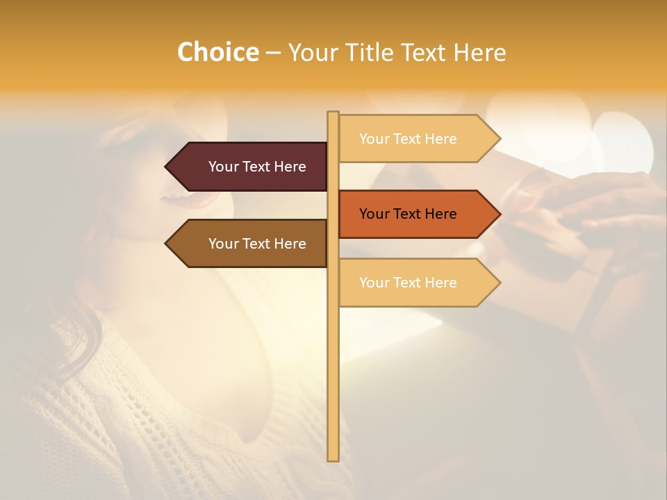 Beautiful Female Fairy PowerPoint Template