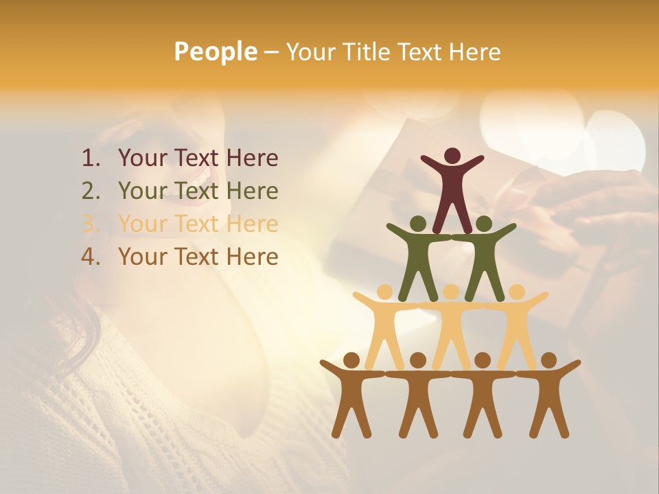 Beautiful Female Fairy PowerPoint Template