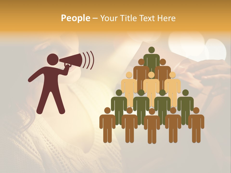 Beautiful Female Fairy PowerPoint Template