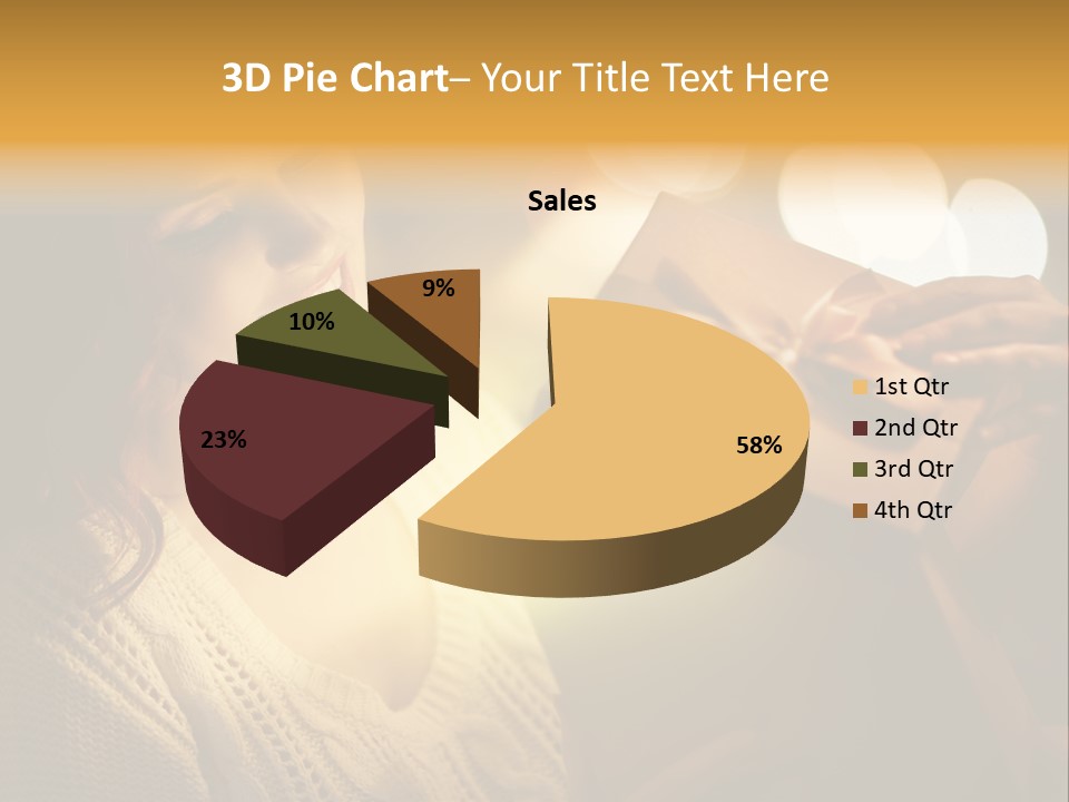 Beautiful Female Fairy PowerPoint Template