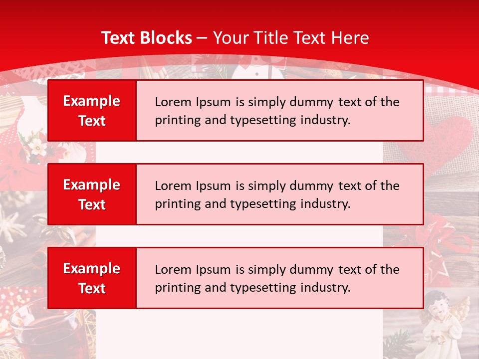 Weihnachtsschmuck Weihnachtsengel Rote PowerPoint Template