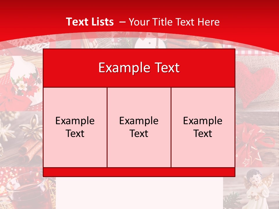 Weihnachtsschmuck Weihnachtsengel Rote PowerPoint Template
