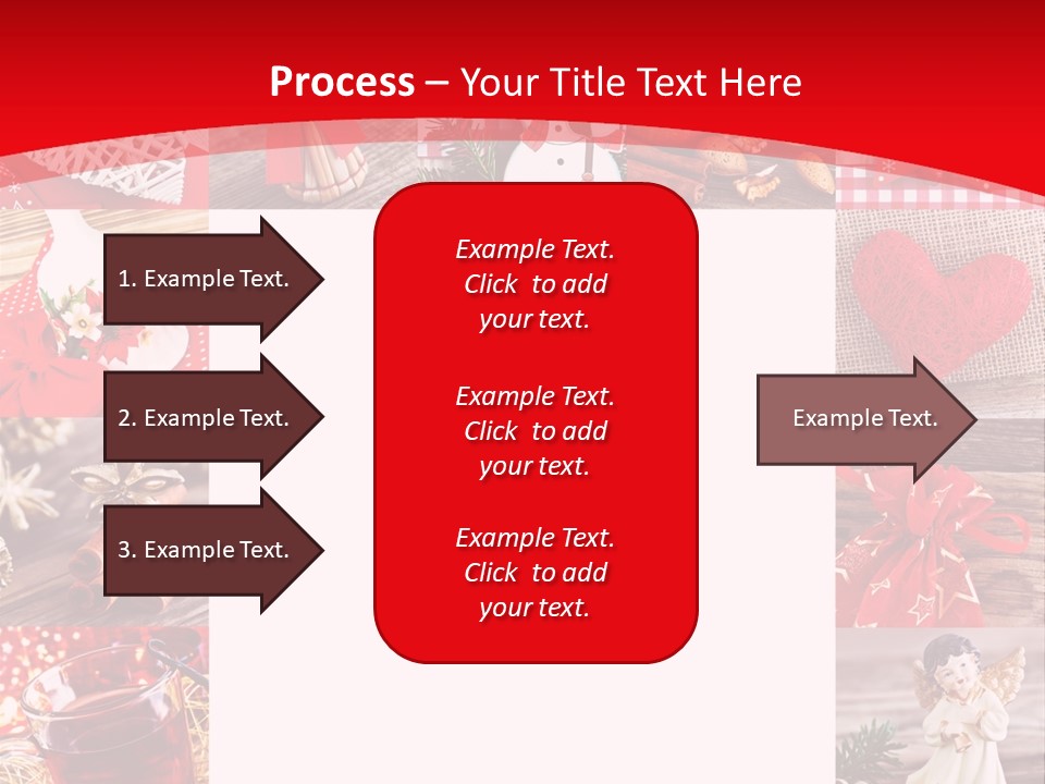 Weihnachtsschmuck Weihnachtsengel Rote PowerPoint Template