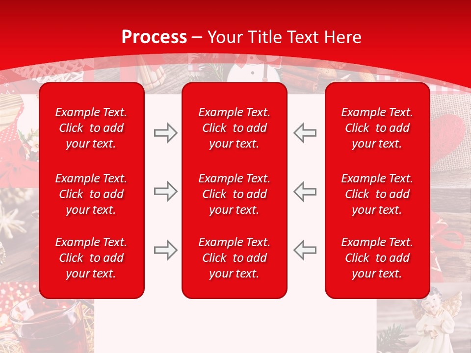 Weihnachtsschmuck Weihnachtsengel Rote PowerPoint Template