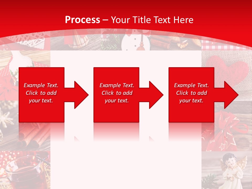 Weihnachtsschmuck Weihnachtsengel Rote PowerPoint Template