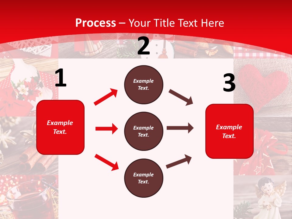 Weihnachtsschmuck Weihnachtsengel Rote PowerPoint Template