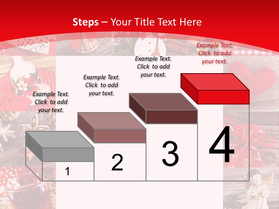 Weihnachtsschmuck Weihnachtsengel Rote PowerPoint Template