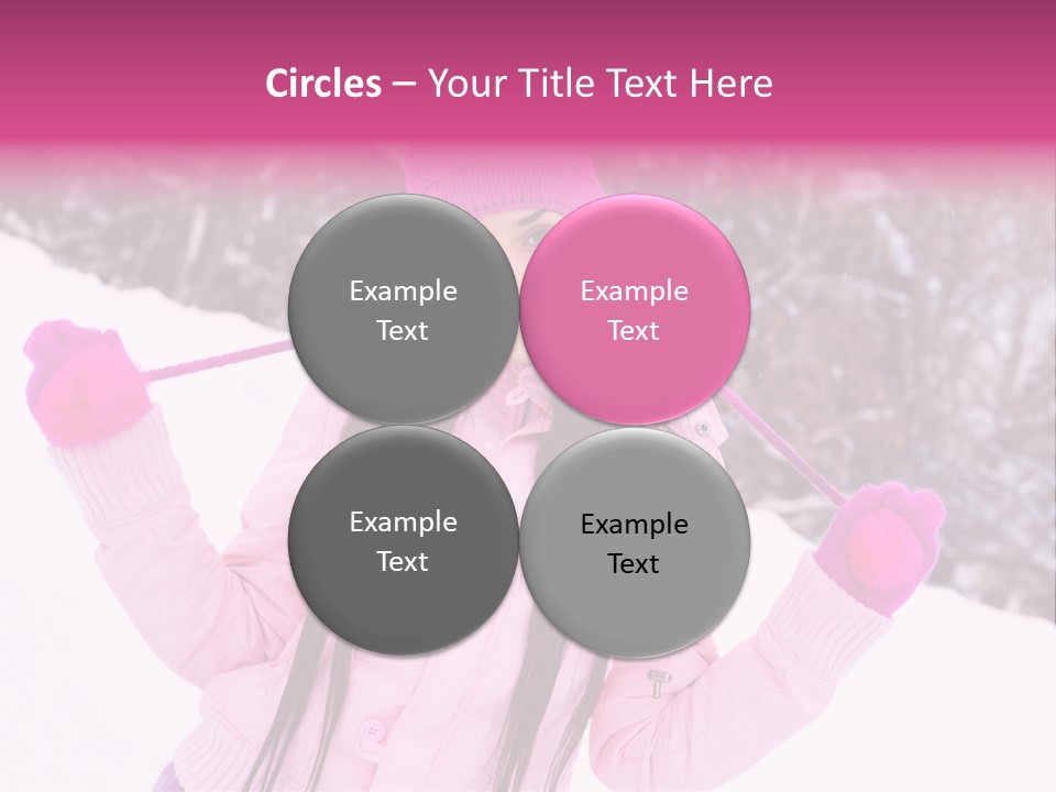 Cheerful Happiness Slim PowerPoint Template