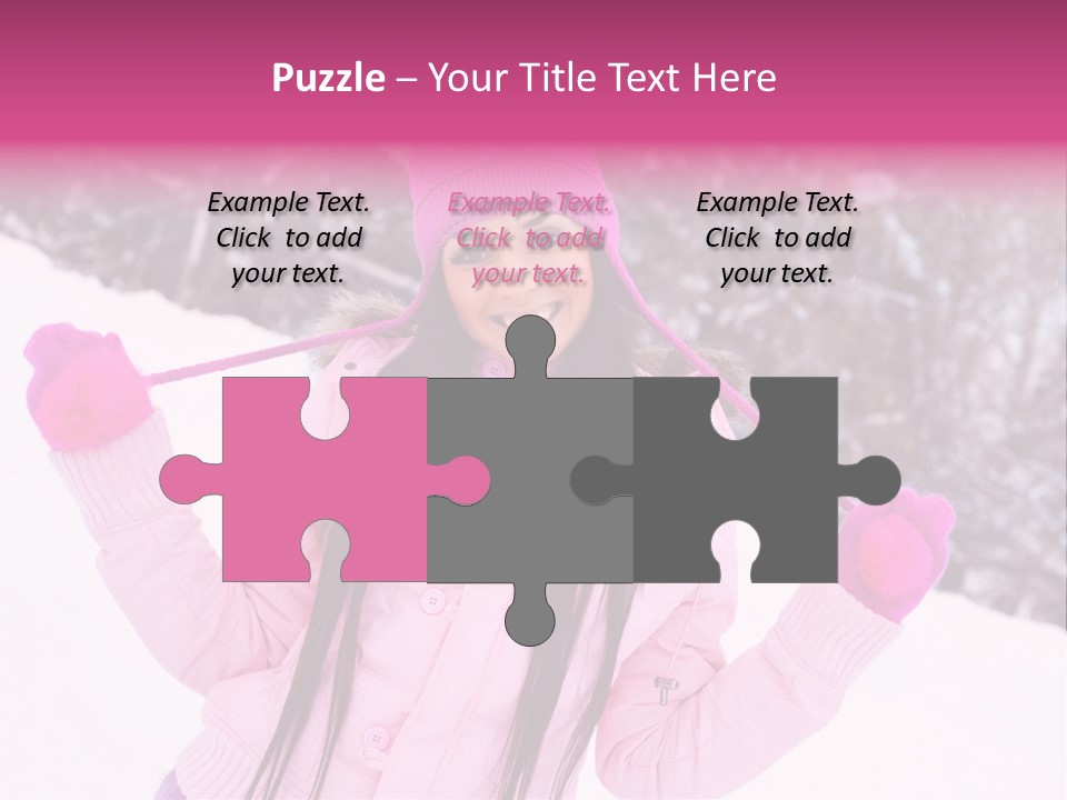 Cheerful Happiness Slim PowerPoint Template