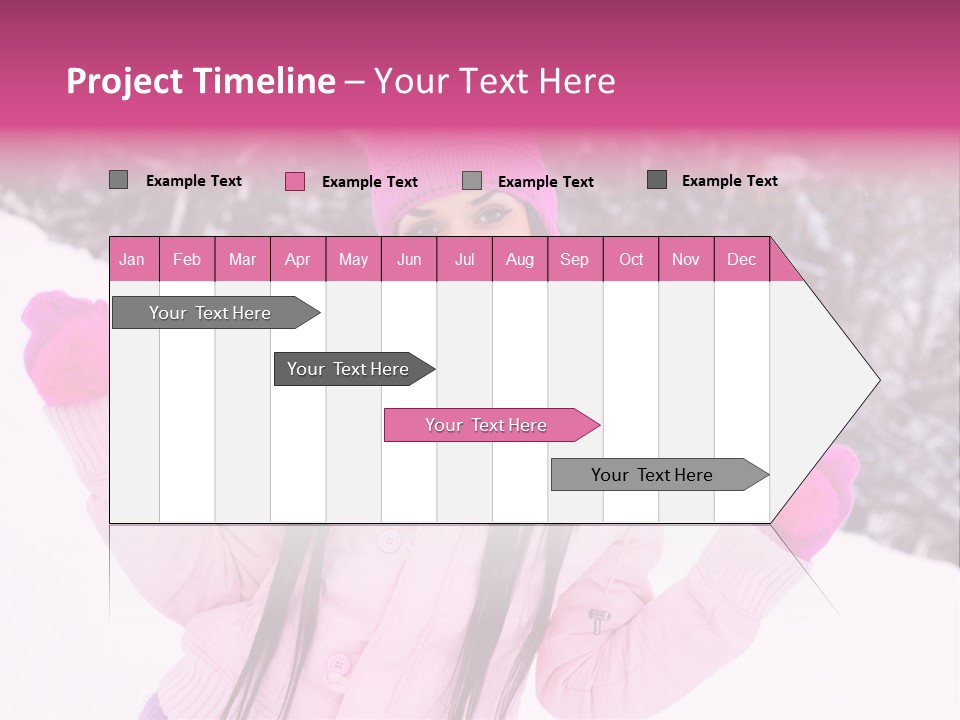 Cheerful Happiness Slim PowerPoint Template