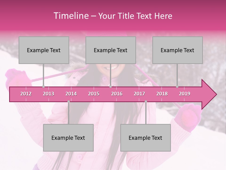 Cheerful Happiness Slim PowerPoint Template