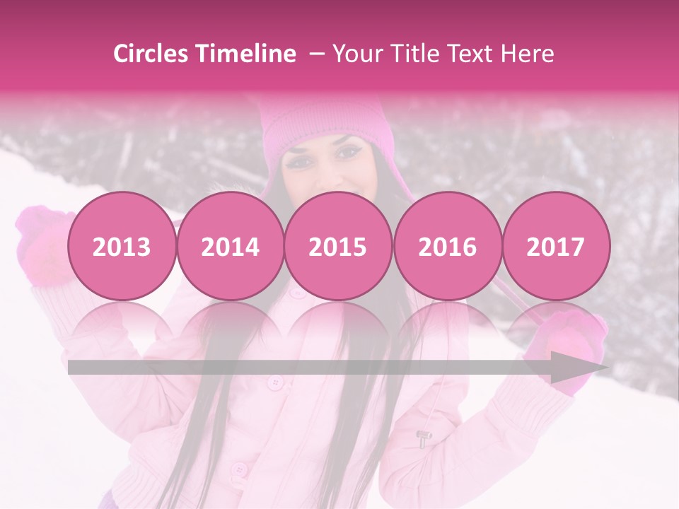 Cheerful Happiness Slim PowerPoint Template