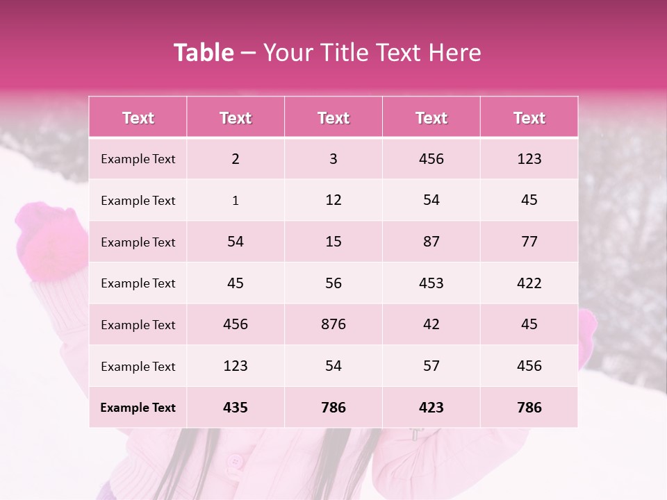 Cheerful Happiness Slim PowerPoint Template