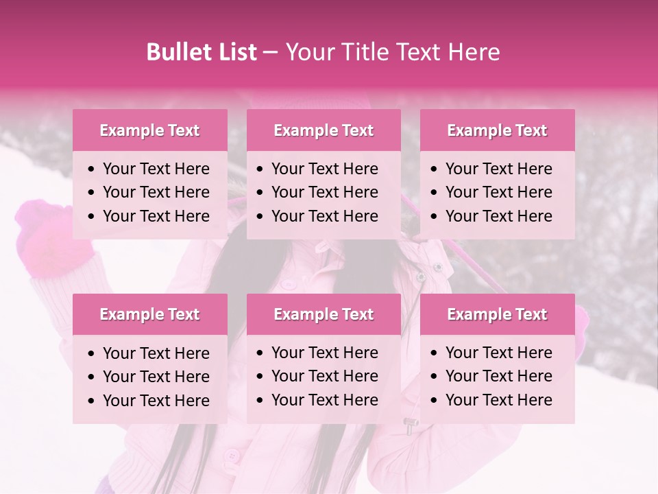 Cheerful Happiness Slim PowerPoint Template