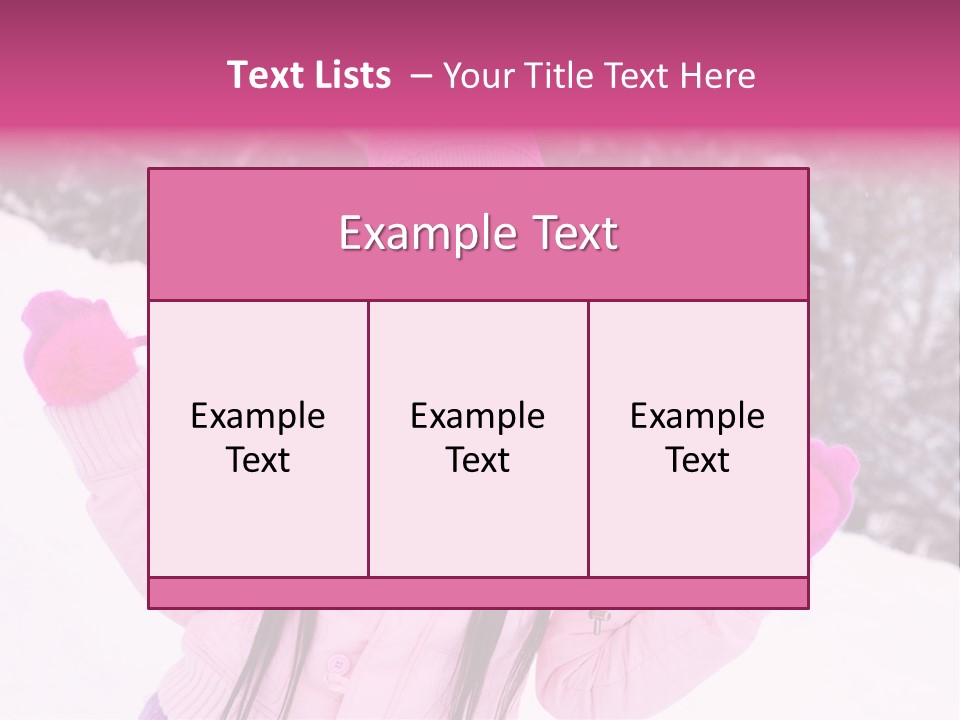 Cheerful Happiness Slim PowerPoint Template