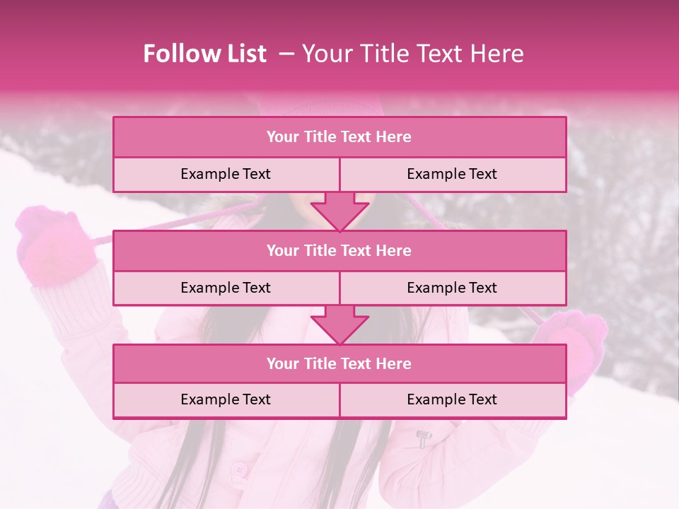 Cheerful Happiness Slim PowerPoint Template