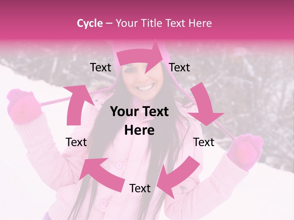 Cheerful Happiness Slim PowerPoint Template