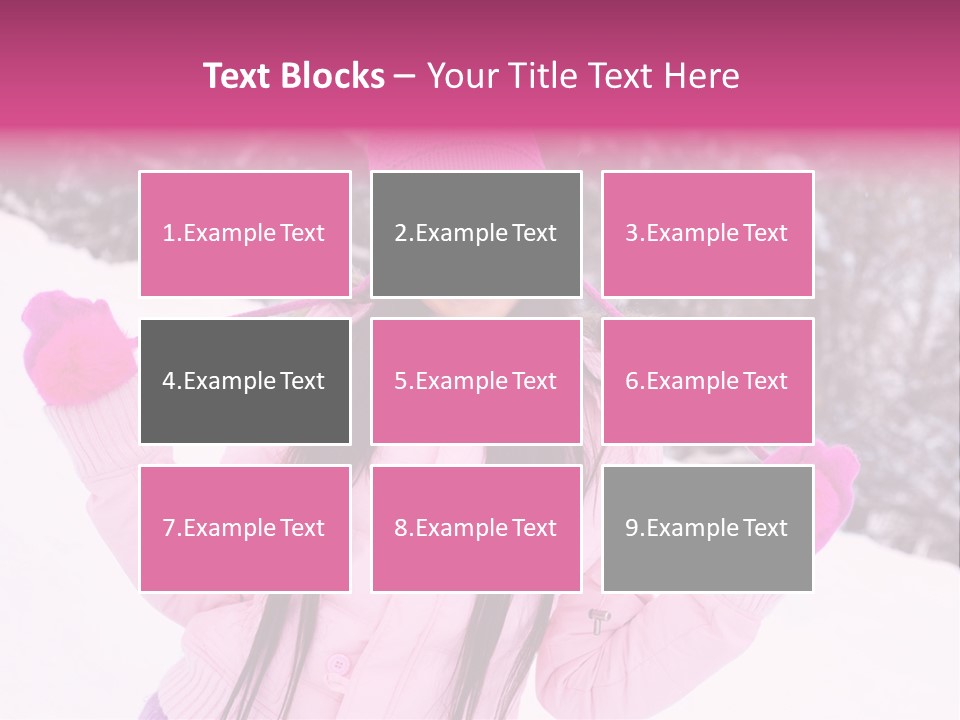 Cheerful Happiness Slim PowerPoint Template