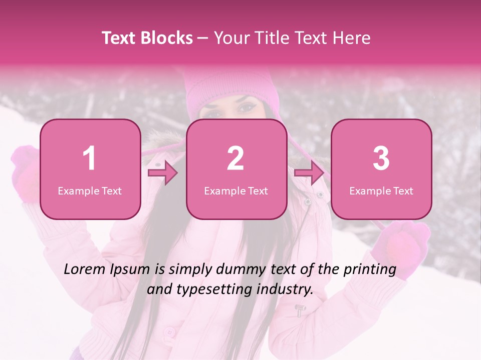 Cheerful Happiness Slim PowerPoint Template