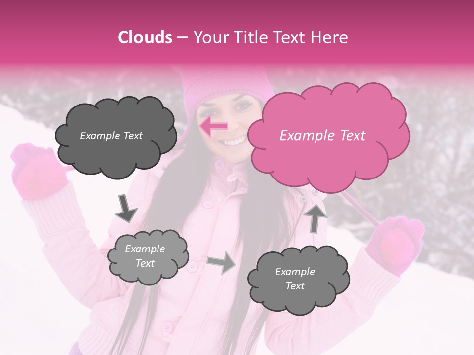 Cheerful Happiness Slim PowerPoint Template