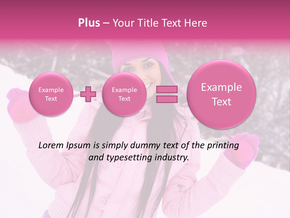 Cheerful Happiness Slim PowerPoint Template