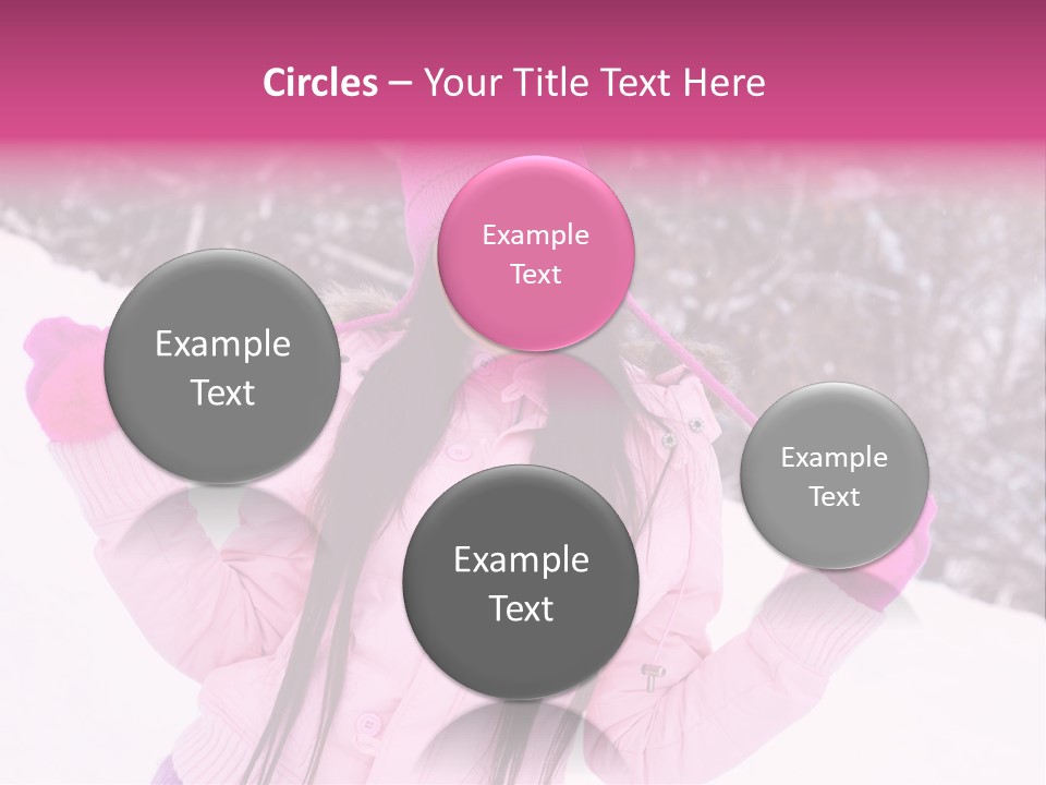 Cheerful Happiness Slim PowerPoint Template