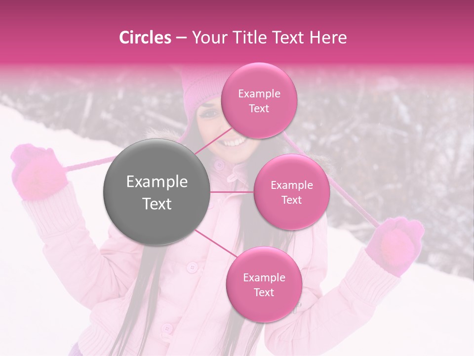 Cheerful Happiness Slim PowerPoint Template