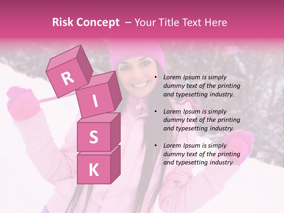 Cheerful Happiness Slim PowerPoint Template