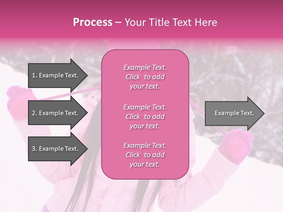 Cheerful Happiness Slim PowerPoint Template