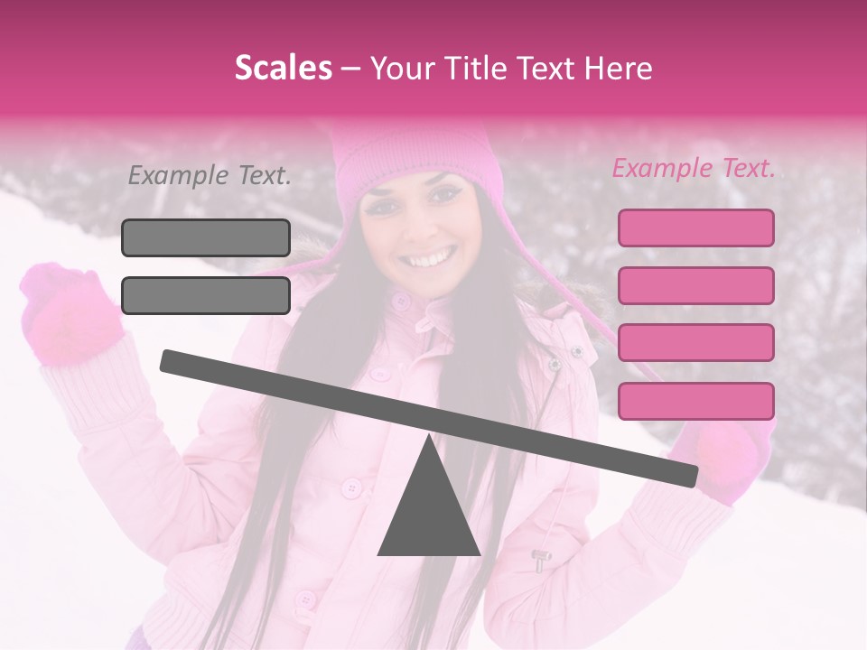 Cheerful Happiness Slim PowerPoint Template