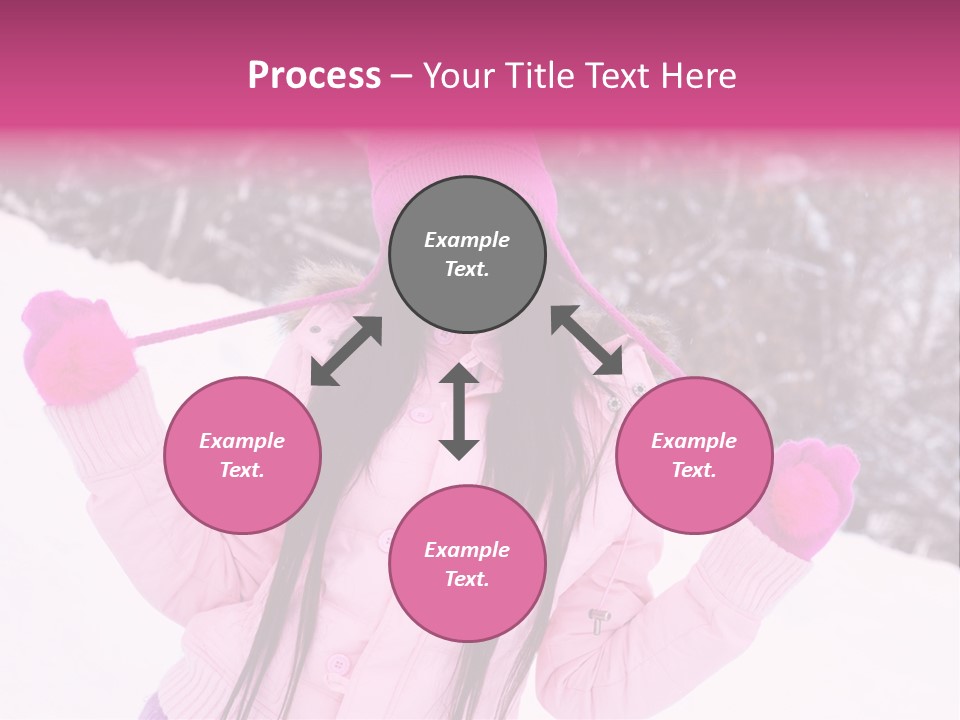 Cheerful Happiness Slim PowerPoint Template