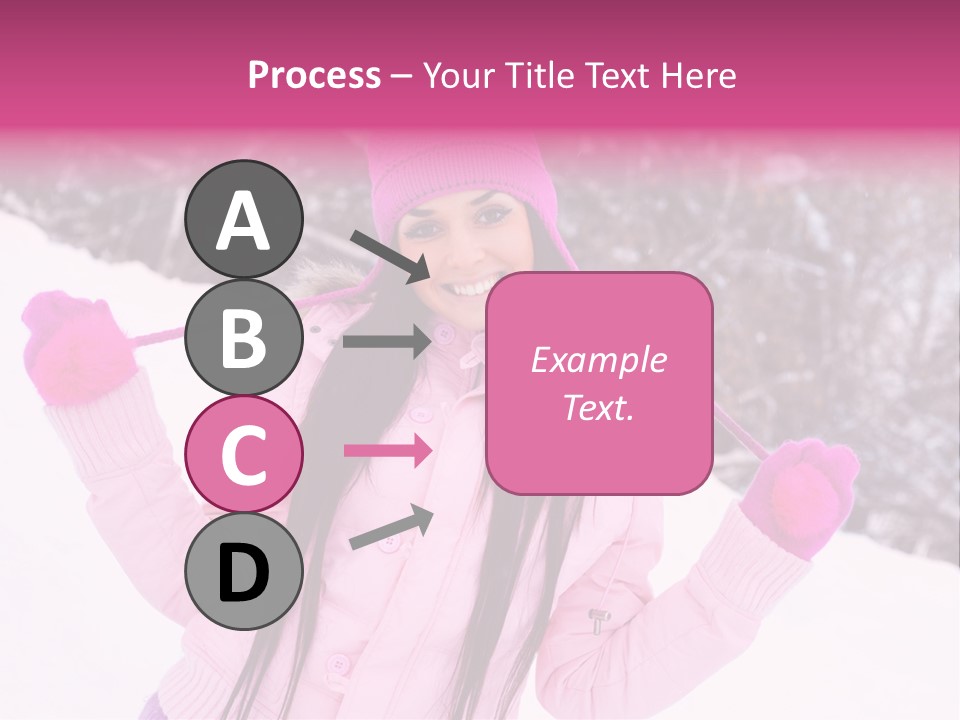 Cheerful Happiness Slim PowerPoint Template