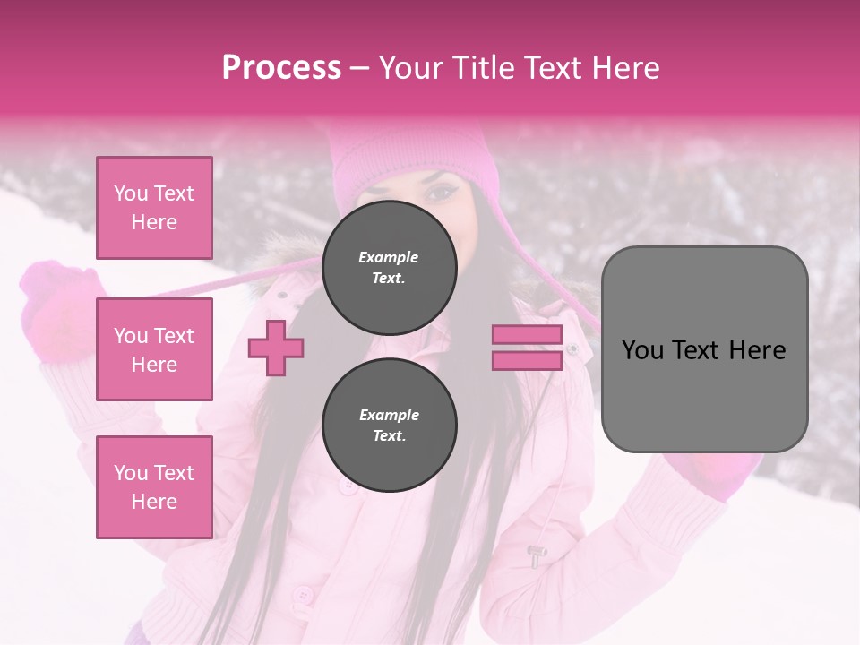 Cheerful Happiness Slim PowerPoint Template