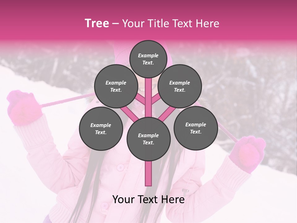 Cheerful Happiness Slim PowerPoint Template