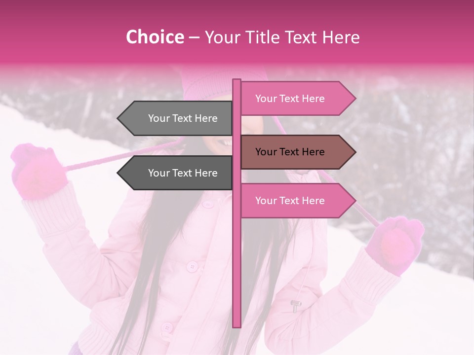 Cheerful Happiness Slim PowerPoint Template