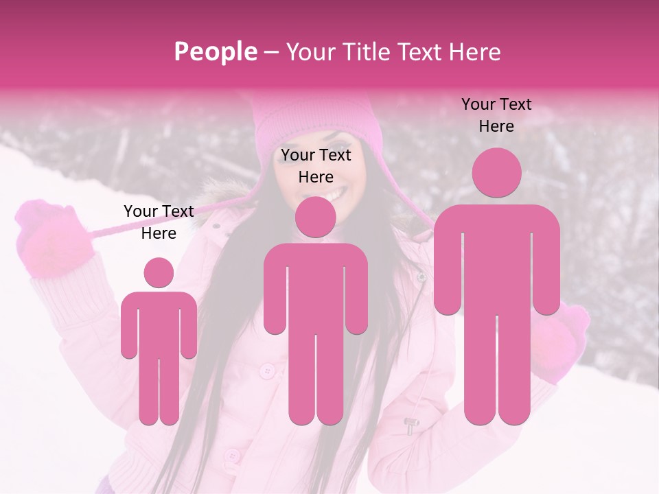 Cheerful Happiness Slim PowerPoint Template