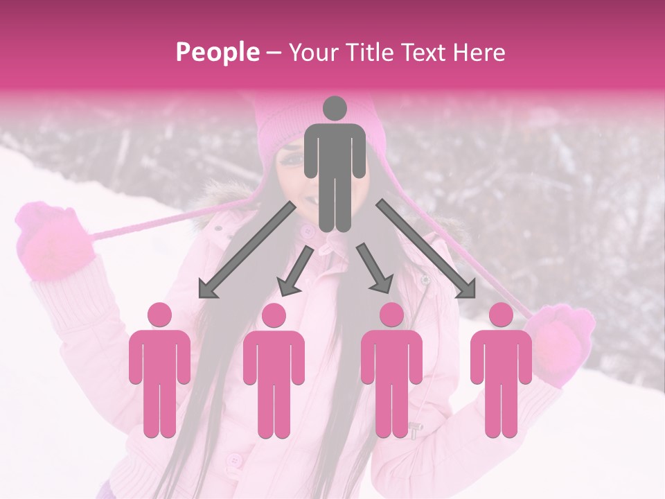 Cheerful Happiness Slim PowerPoint Template