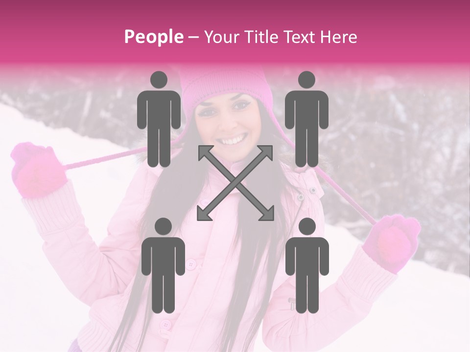 Cheerful Happiness Slim PowerPoint Template