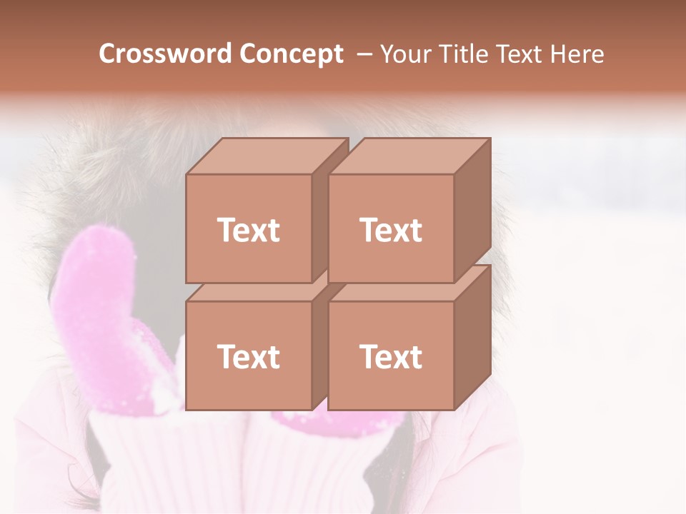 Brunette Outdoor Game PowerPoint Template