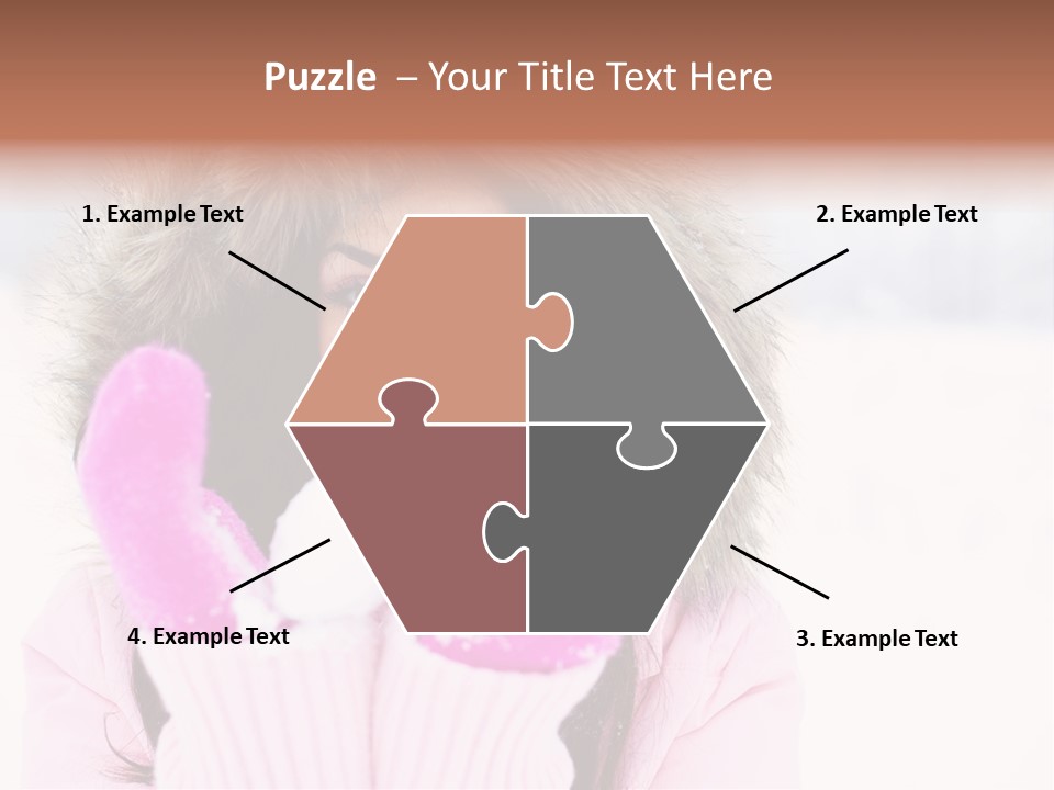 Brunette Outdoor Game PowerPoint Template