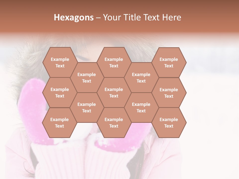 Brunette Outdoor Game PowerPoint Template