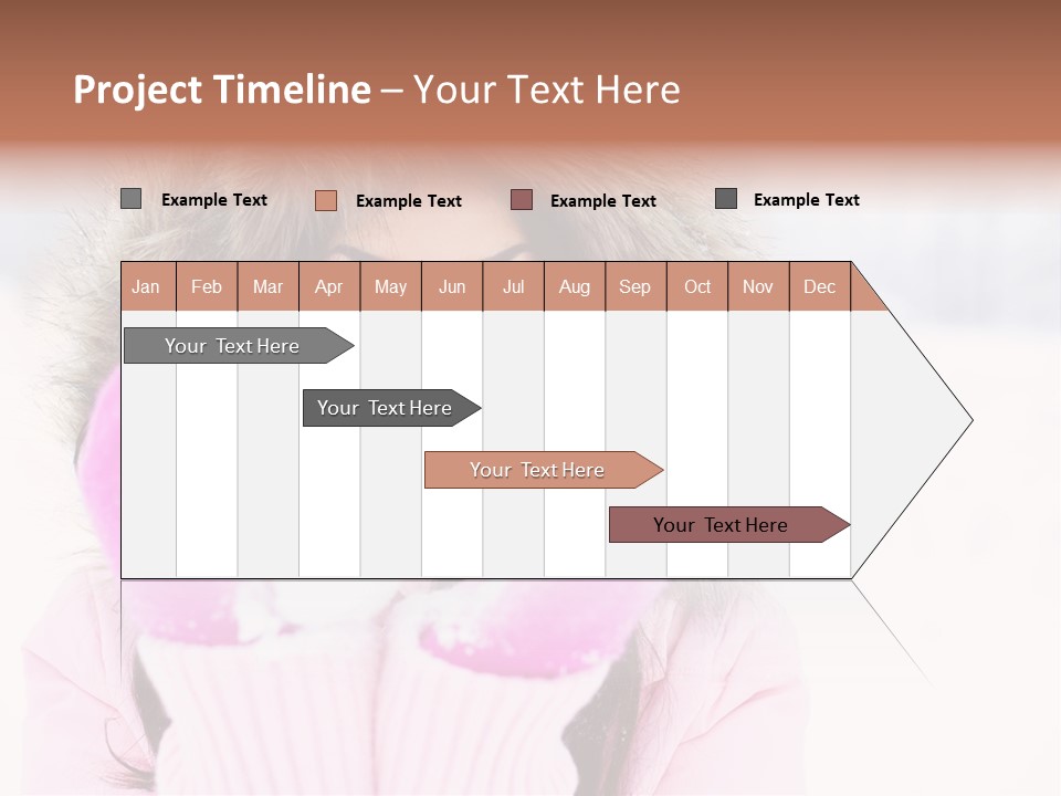 Brunette Outdoor Game PowerPoint Template