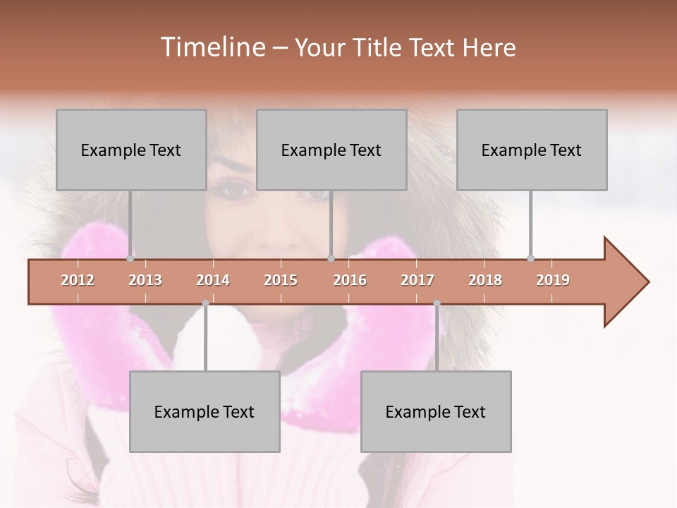 Brunette Outdoor Game PowerPoint Template