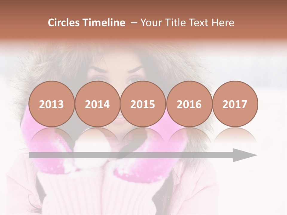 Brunette Outdoor Game PowerPoint Template