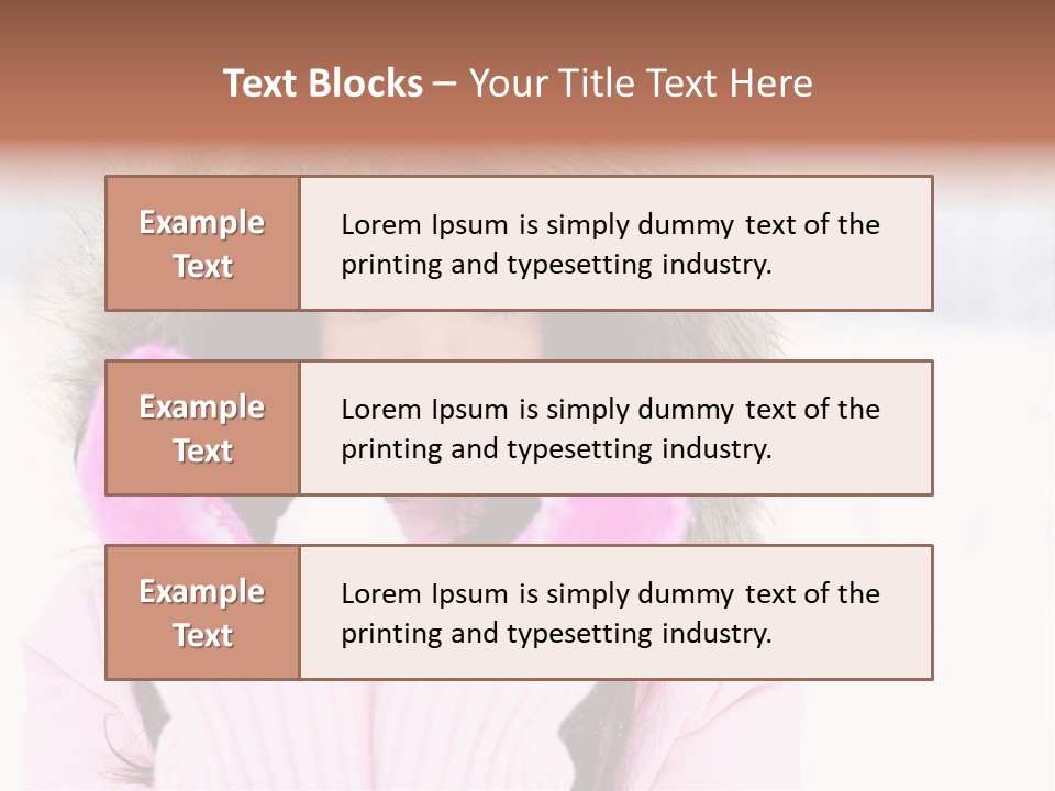 Brunette Outdoor Game PowerPoint Template