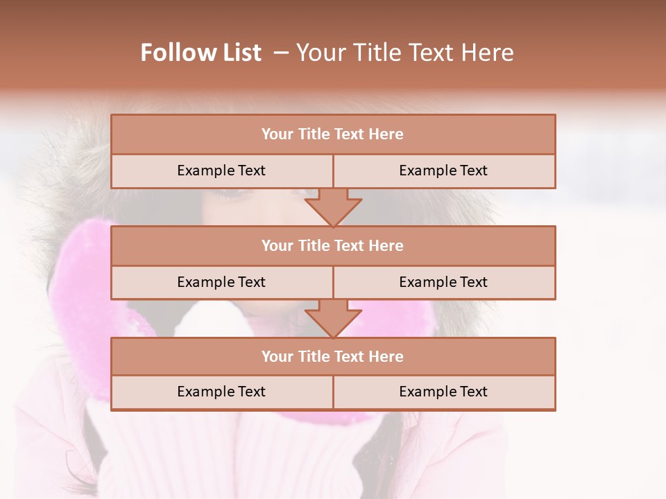 Brunette Outdoor Game PowerPoint Template