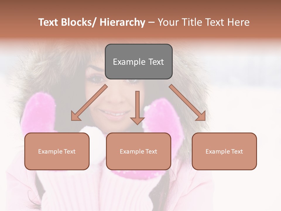 Brunette Outdoor Game PowerPoint Template